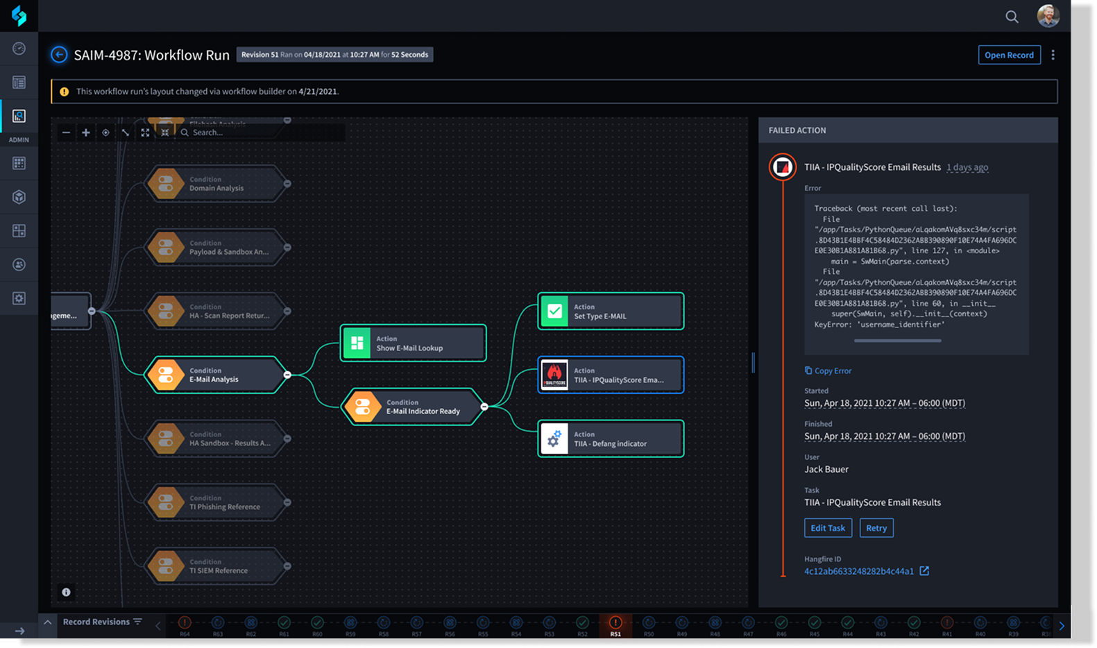 Workflow error recovery